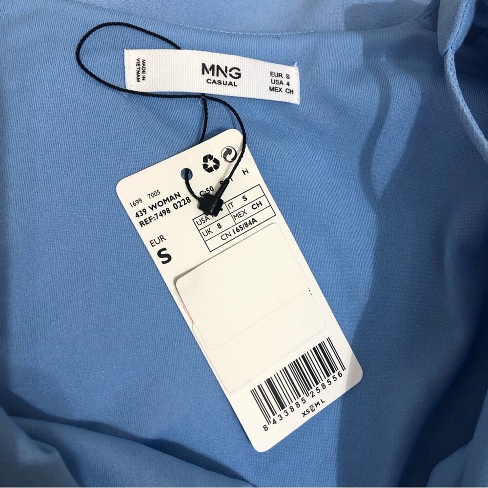 MNG Casual by Mango Tiered Spaghetti Strap Dress 4 NWT - Picture 6 of 7